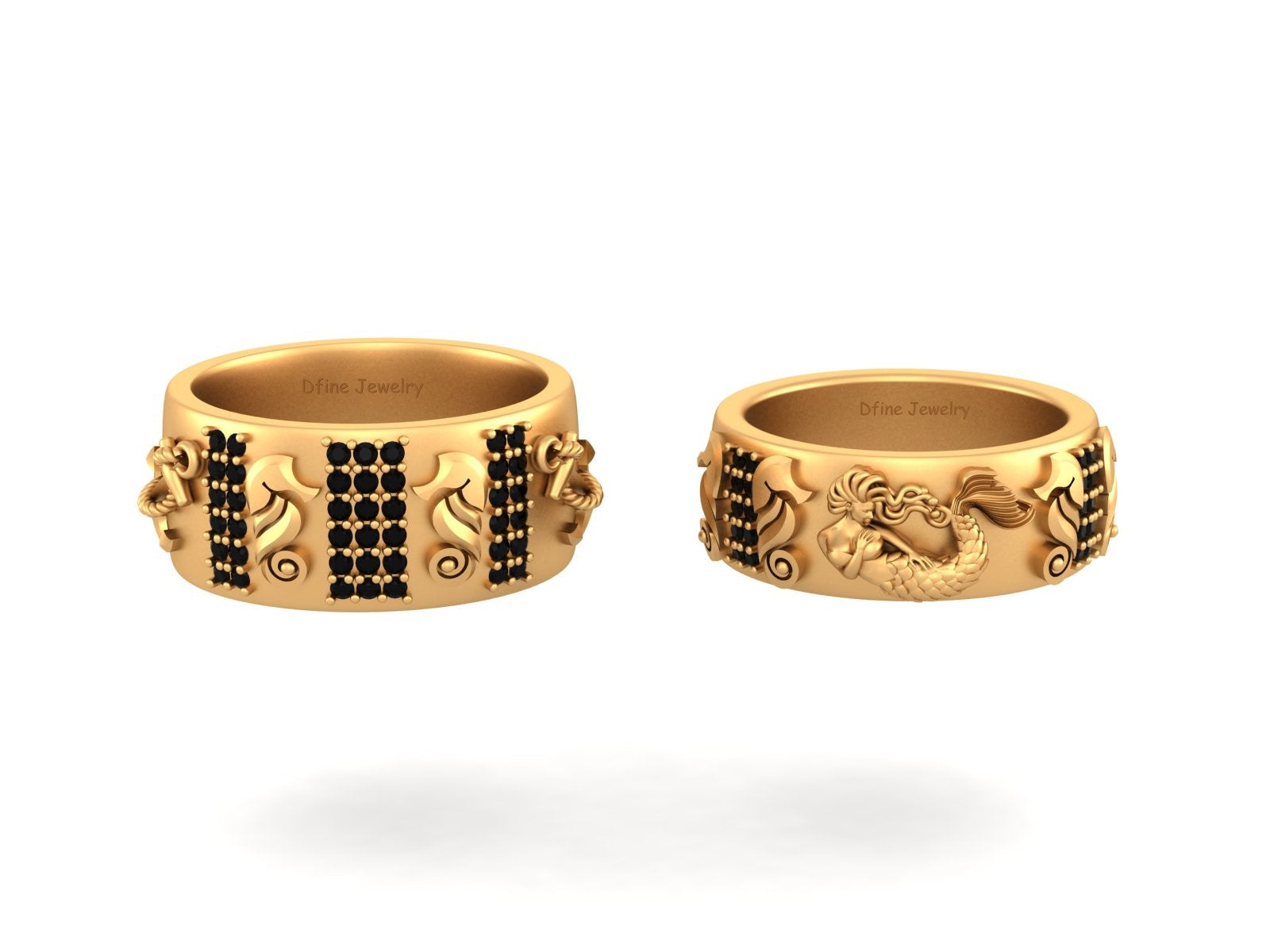 MERMAID SEAHORSE COUPLE BANDS