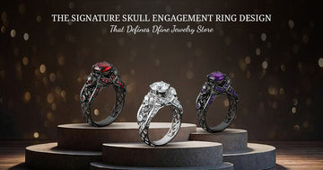 The Signature Skull Engagement Ring Design That Defines Dfine Jewelry Store