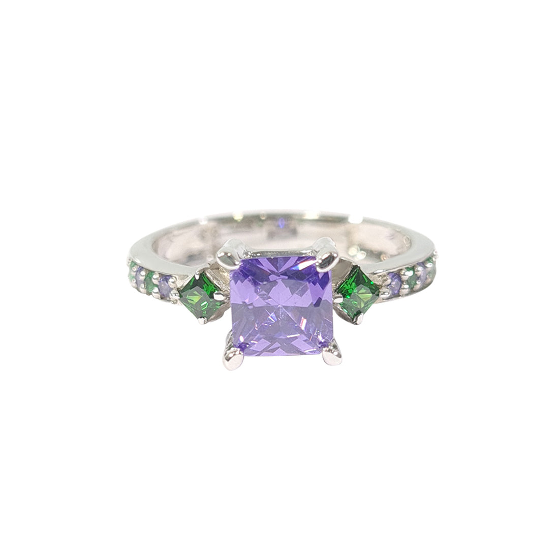 Princess Amethyst Engagement Ring