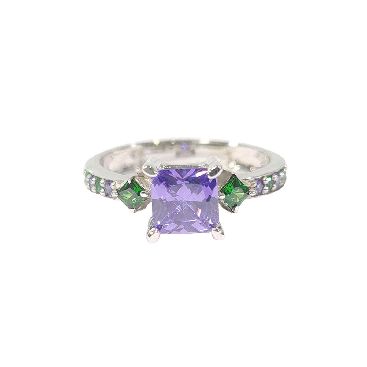 Princess Amethyst Engagement Ring