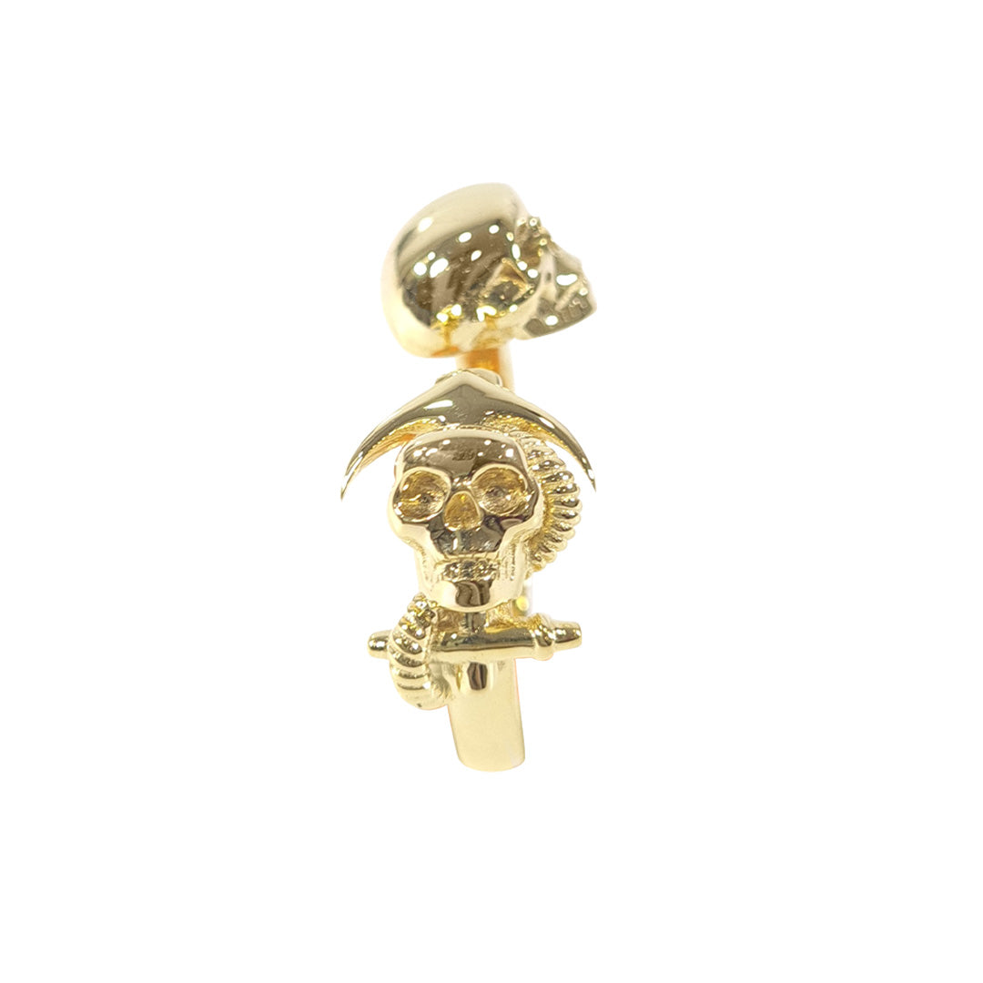 Anchor and Skull Engagement Ring