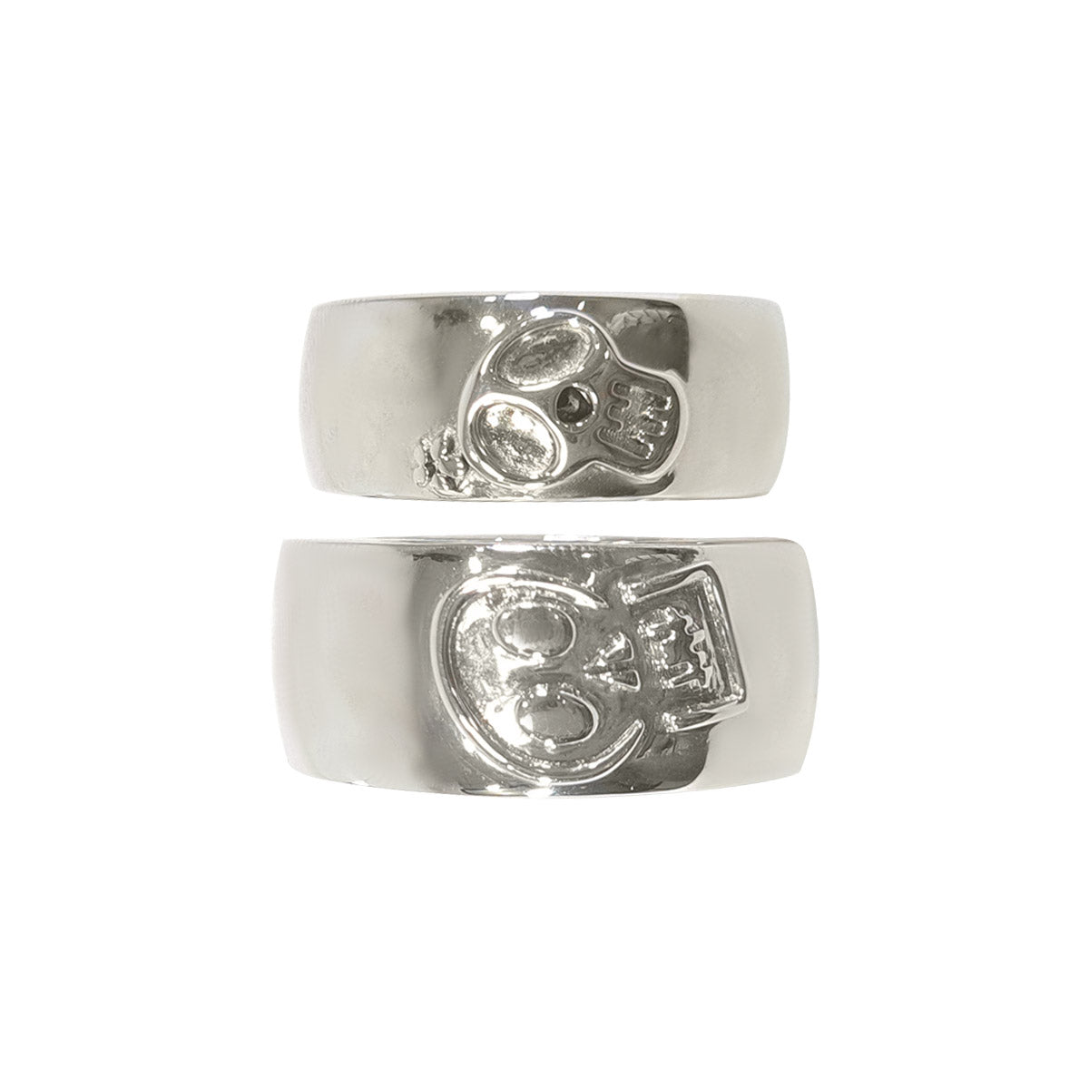 Sugar Skull Wedding Bands
