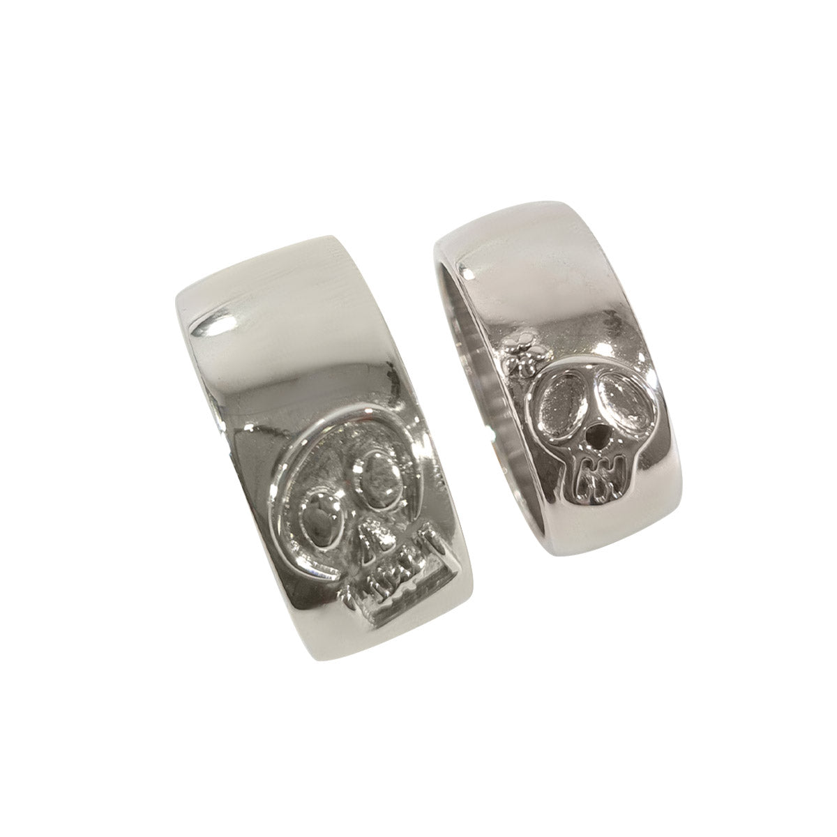 Sugar Skull Wedding Bands