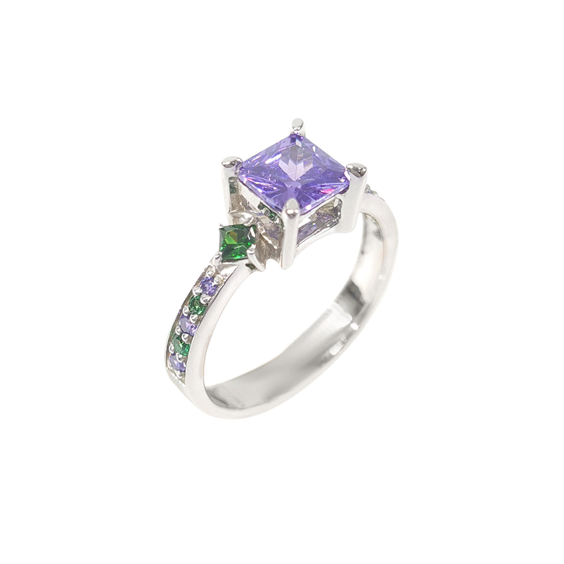 Princess Amethyst Engagement Ring