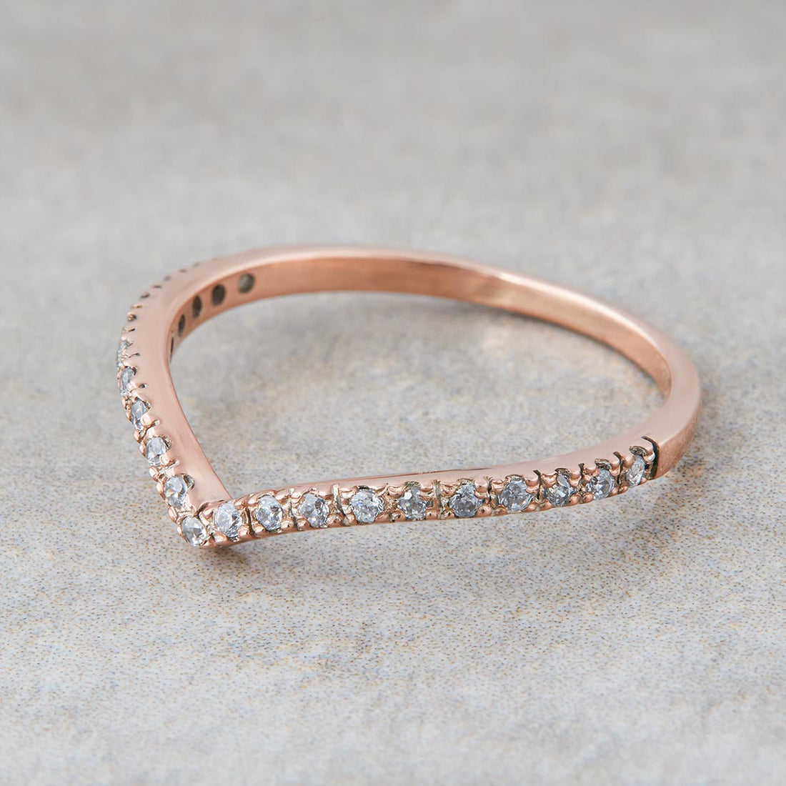 Salt and Pepper Wedding Band