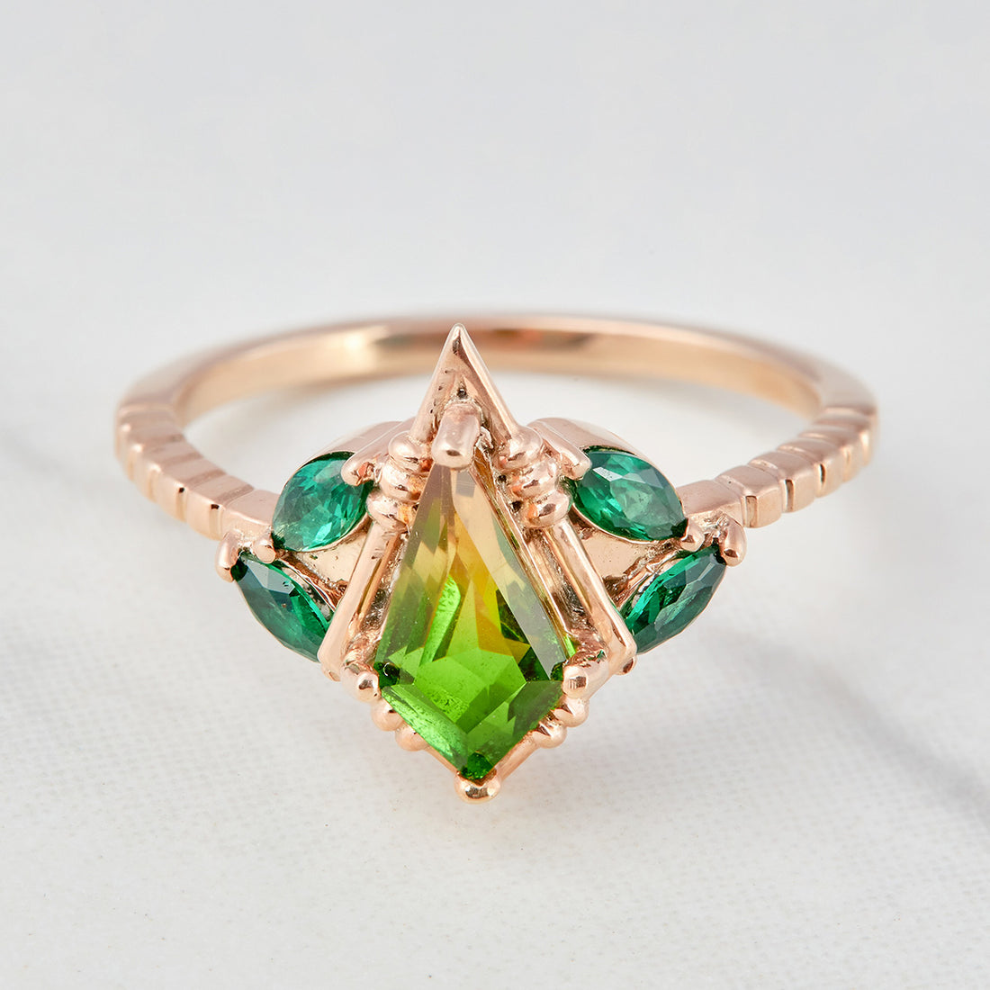 Marquise and Kite Cut Engagement Ring