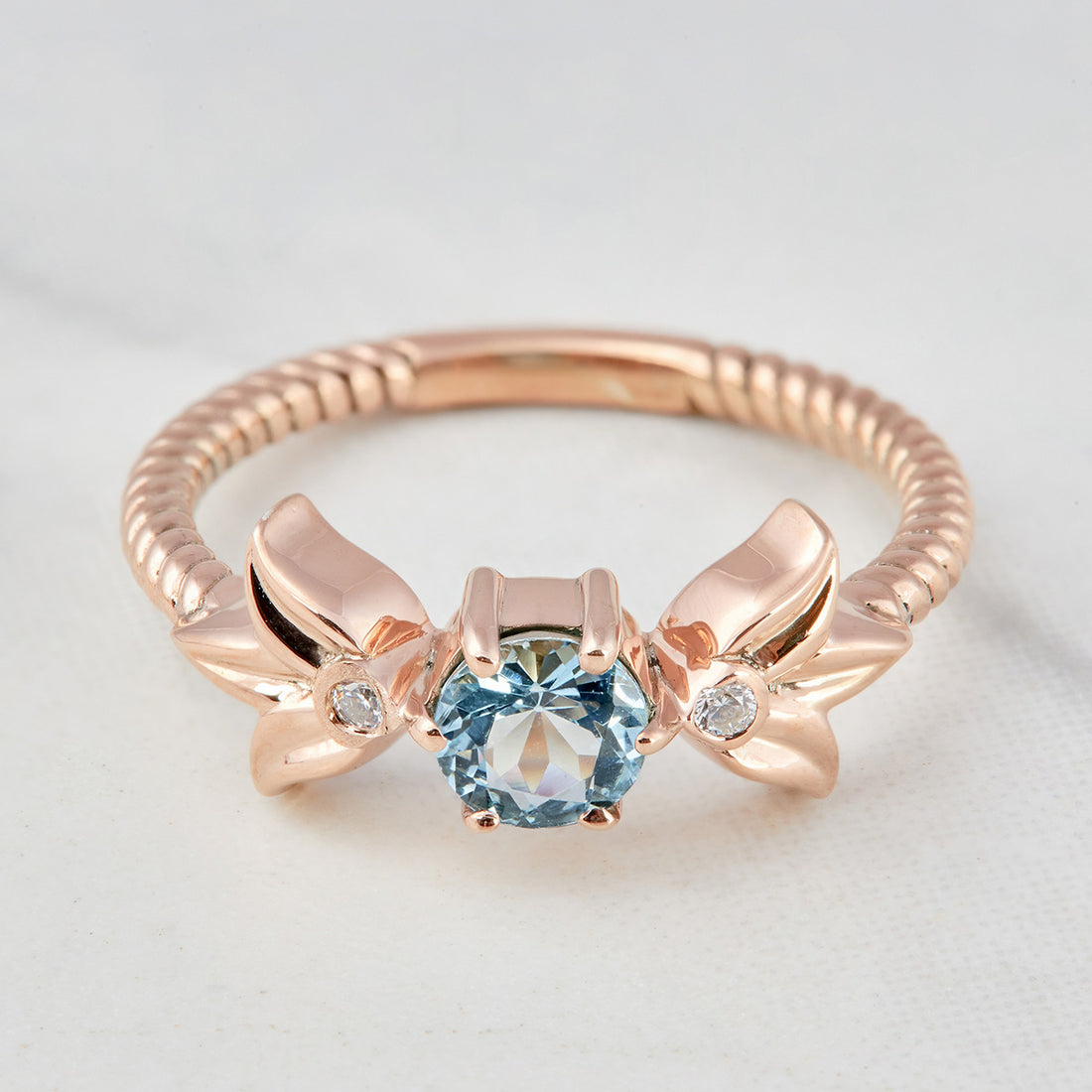 Aquamarine Engagement Ring for Women