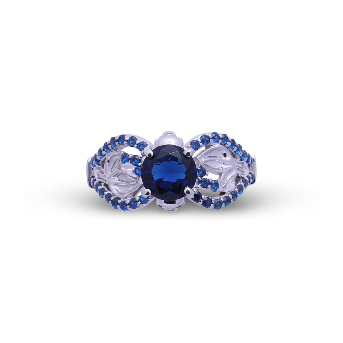 White Gold Skull Engagement Ring