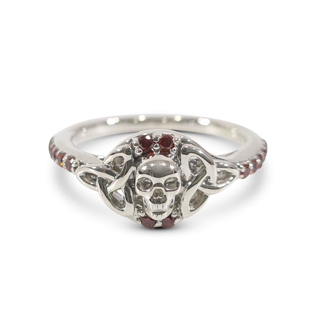 TRINITY SKULL ENGAGEMENT RING