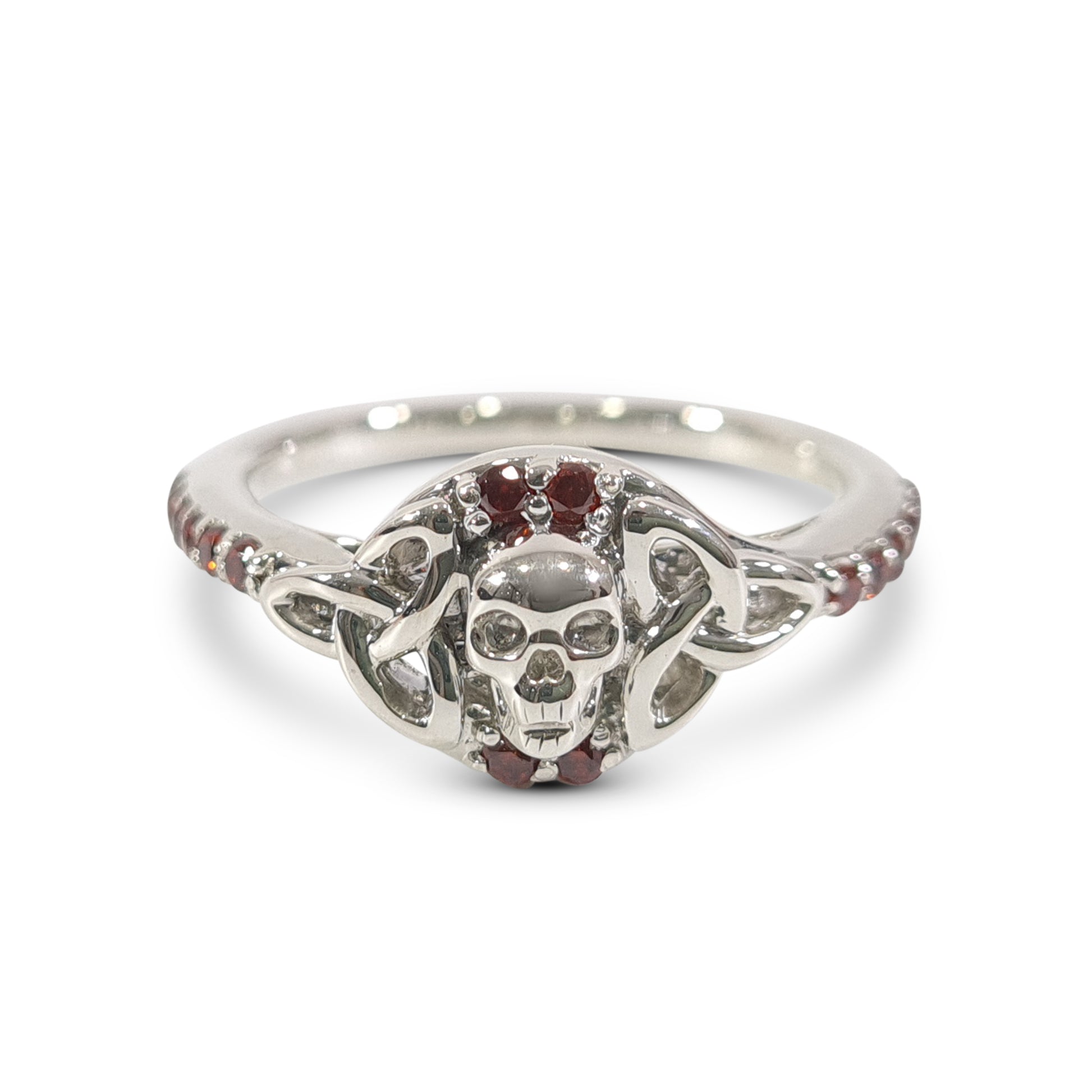 TRINITY SKULL ENGAGEMENT RING
