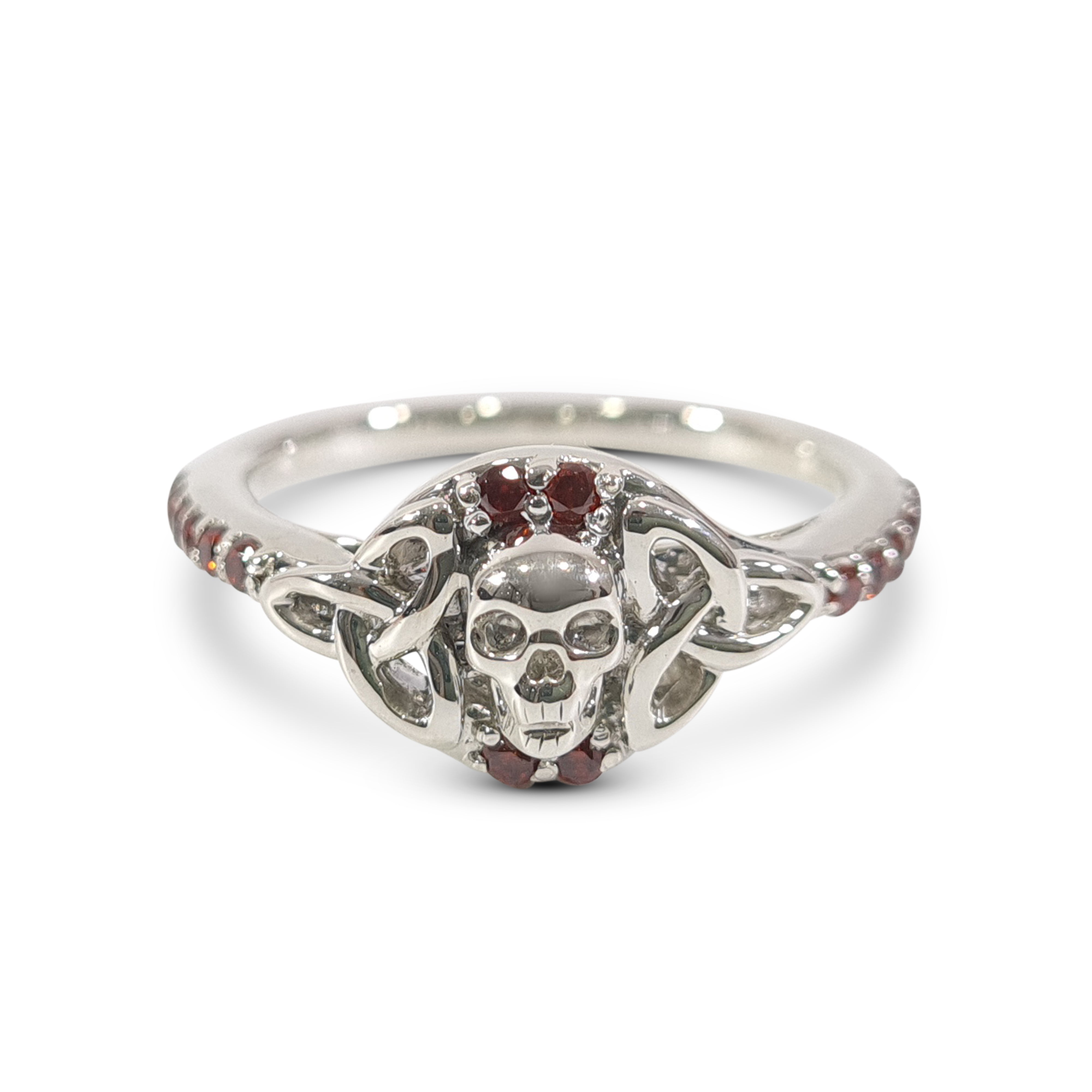 TRINITY SKULL ENGAGEMENT RING