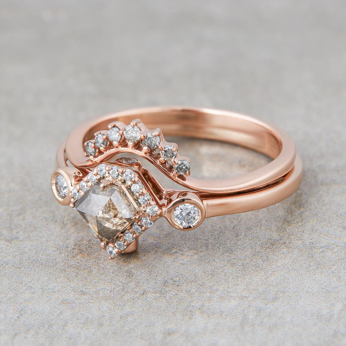 Diamond Bridal Ring Set