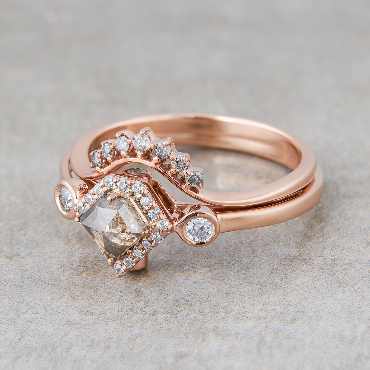 Diamond Bridal Ring Set