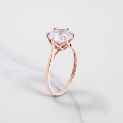4.80CT Diamond Engagement Ring Solitaire Anniversary Ring Gift