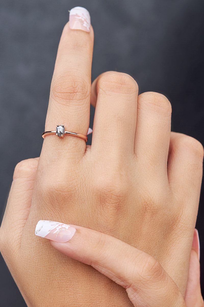 Natural Diamond Engagement Ring
