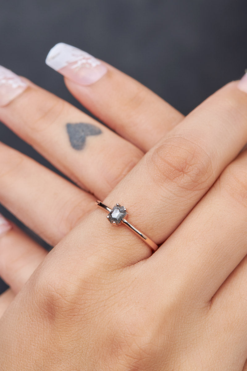 Natural Diamond Engagement Ring