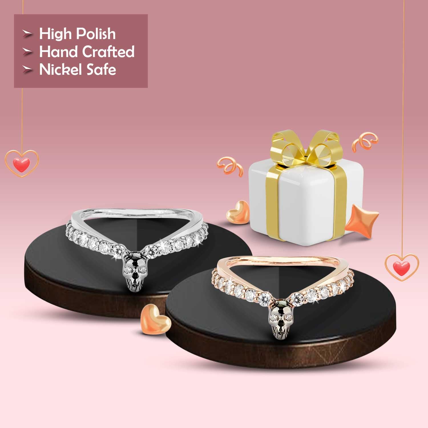 Skull Anniversary Ring Gift