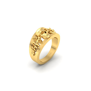 DOCTOR LOGO SKULL RING