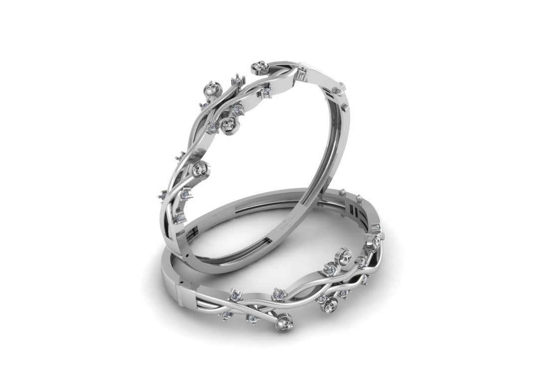DIAMOND GOTHIC SKULL BRACELET