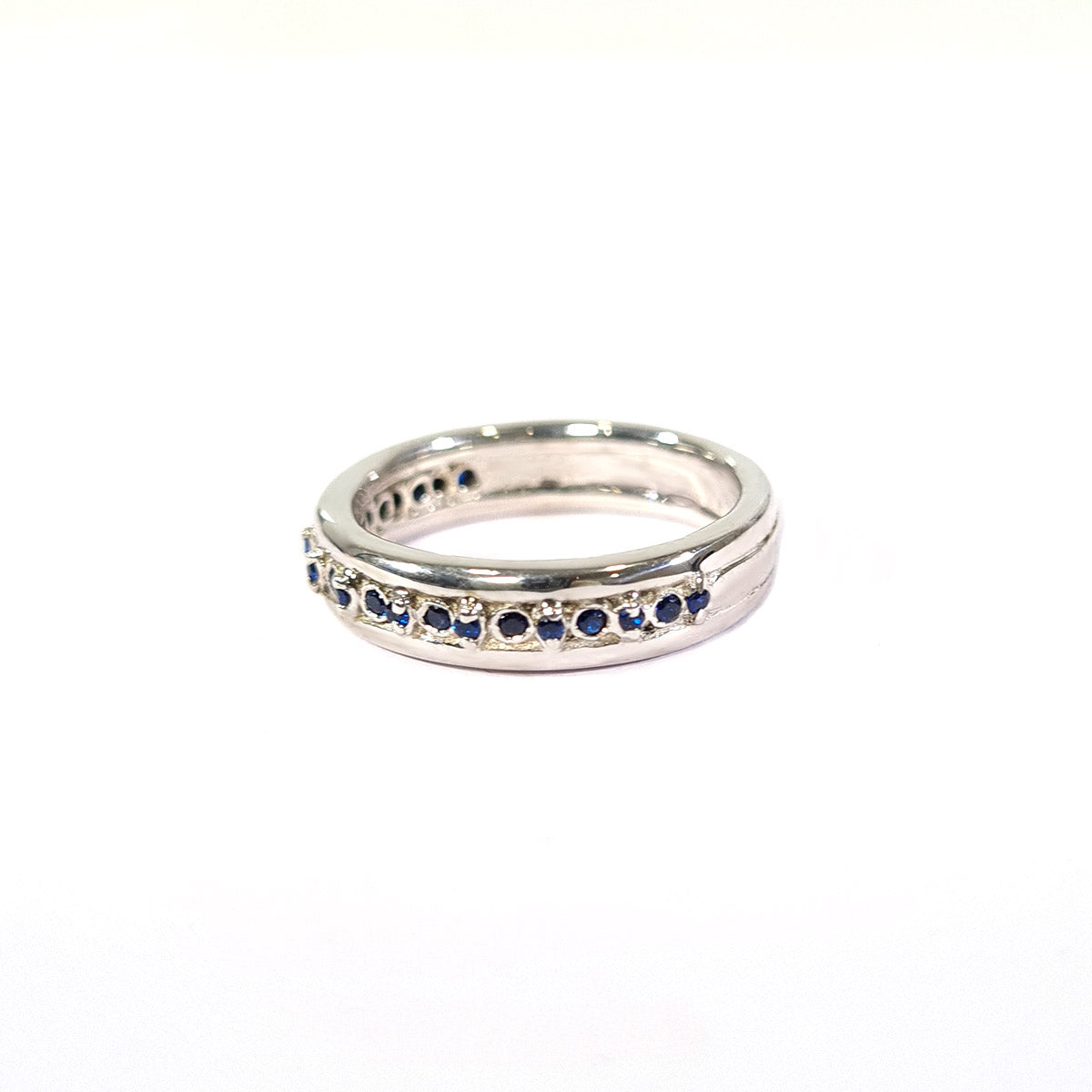 Sapphire Wedding Band Womens