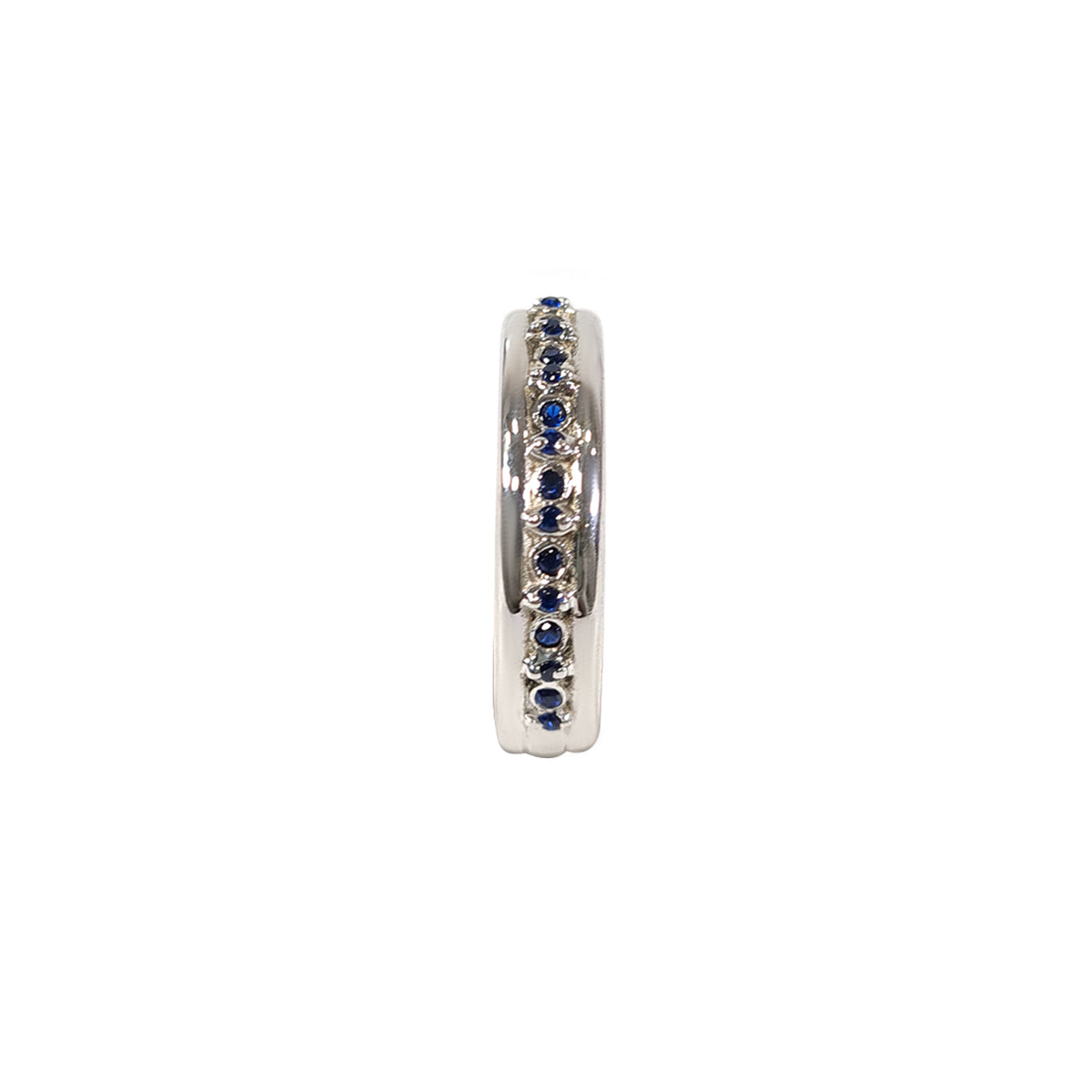 Sapphire Wedding Band Womens