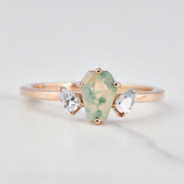 Till Death Coffin Engagement Ring