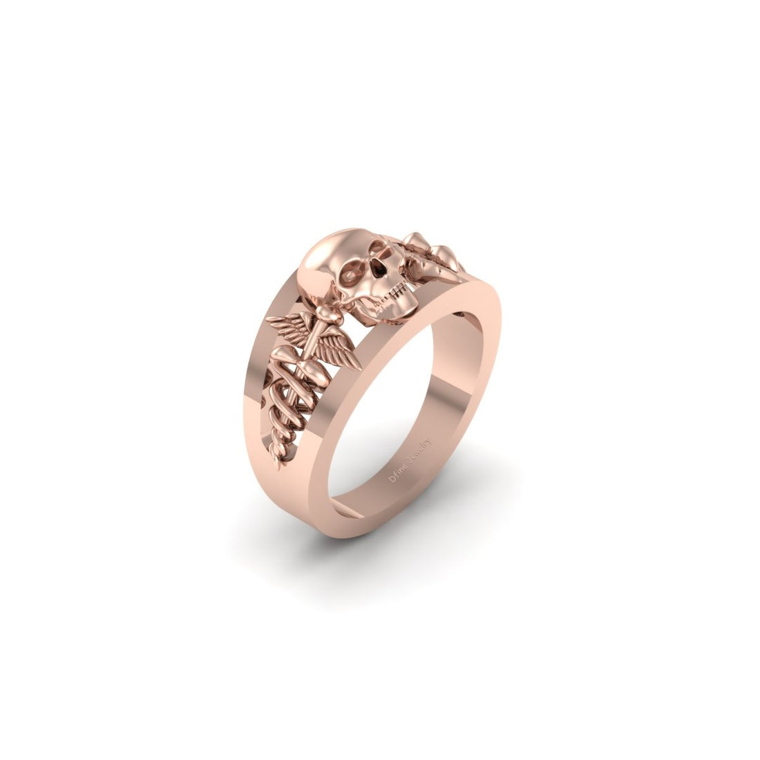 DOCTOR LOGO SKULL RING
