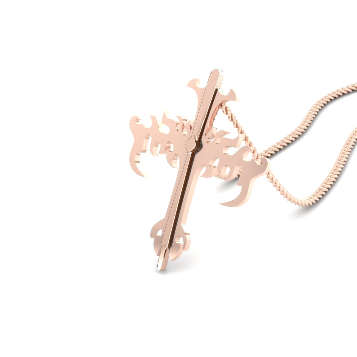 ROSE GOLD HOLY CROSS PENDANT