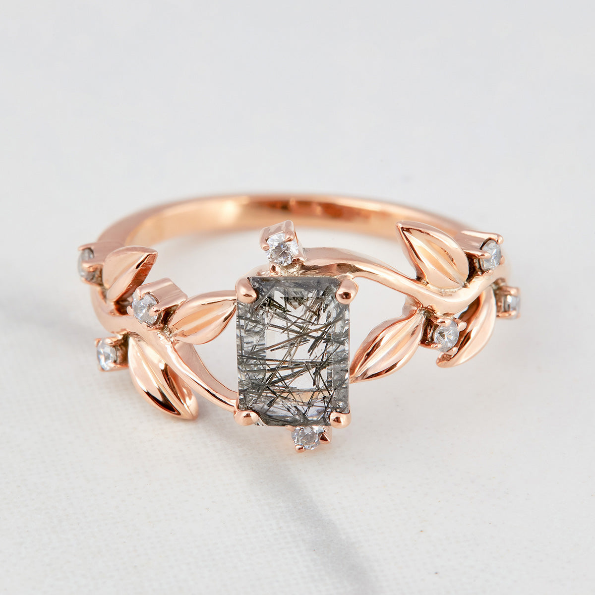 Rutilated Quartz Promise Ring