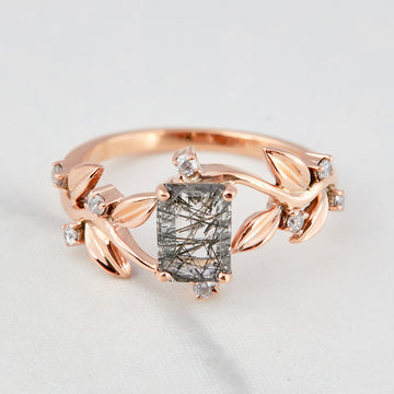 Rutilated Quartz Promise Ring
