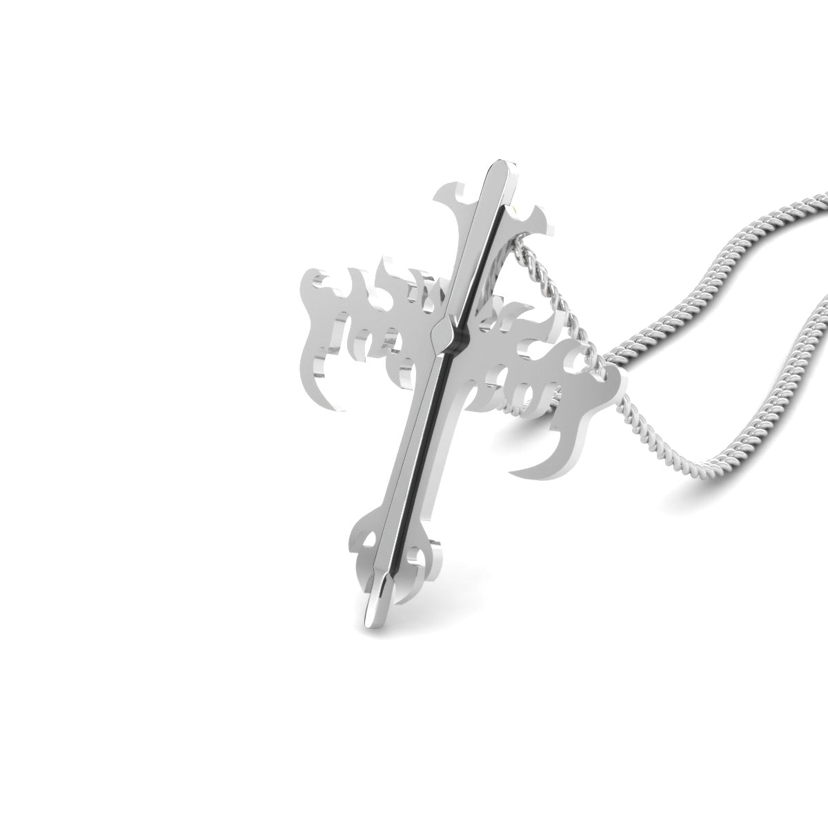 SILVER HOLY CROSS PENDANT