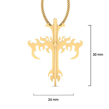 HOLY CROSS PENDANT LOCKET