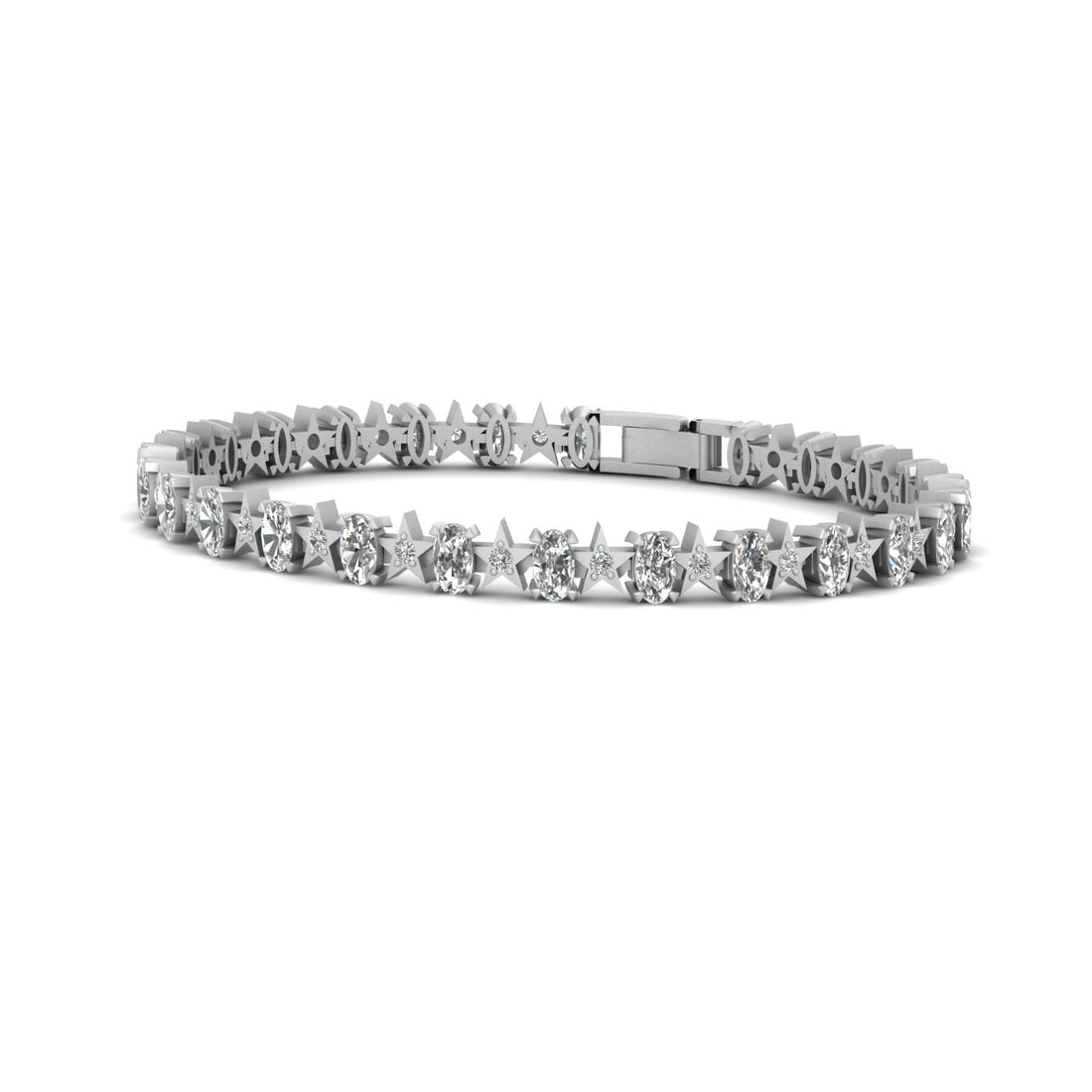 MOISSANITE DIAMOND STAR BRACELET
