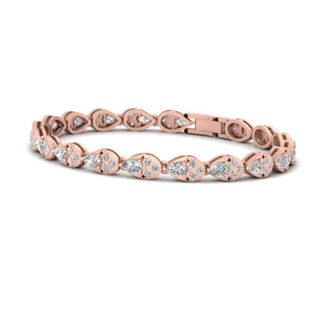 4.45TCW NATURAL DIAMOND TENNIS BRACELET