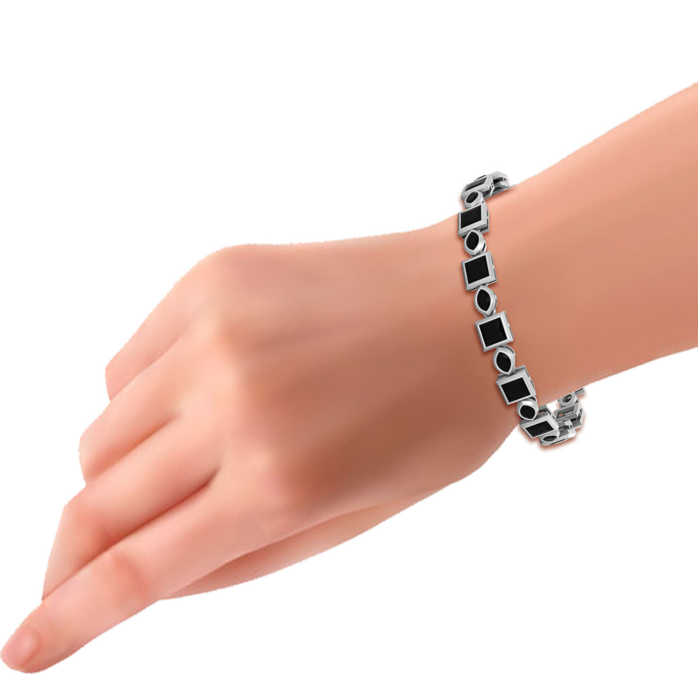WHITE GOLD TENNIS BRACELET