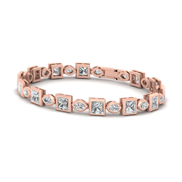 ROSE GOLD MOISSANITE BRACELET