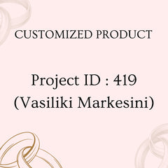 Set of 2 Choker Necklaces with CZ Gemstones - Project ID : 419 (Vasiliki Markesini)