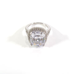 Cushion Diamond Halo Engagement Ring 11.80TCW Diamond Ring Gift