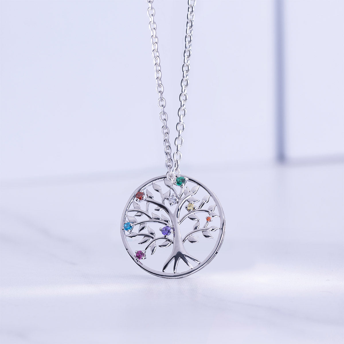 Tree of Life Pendant Necklace for Women 925 Sterling Silver