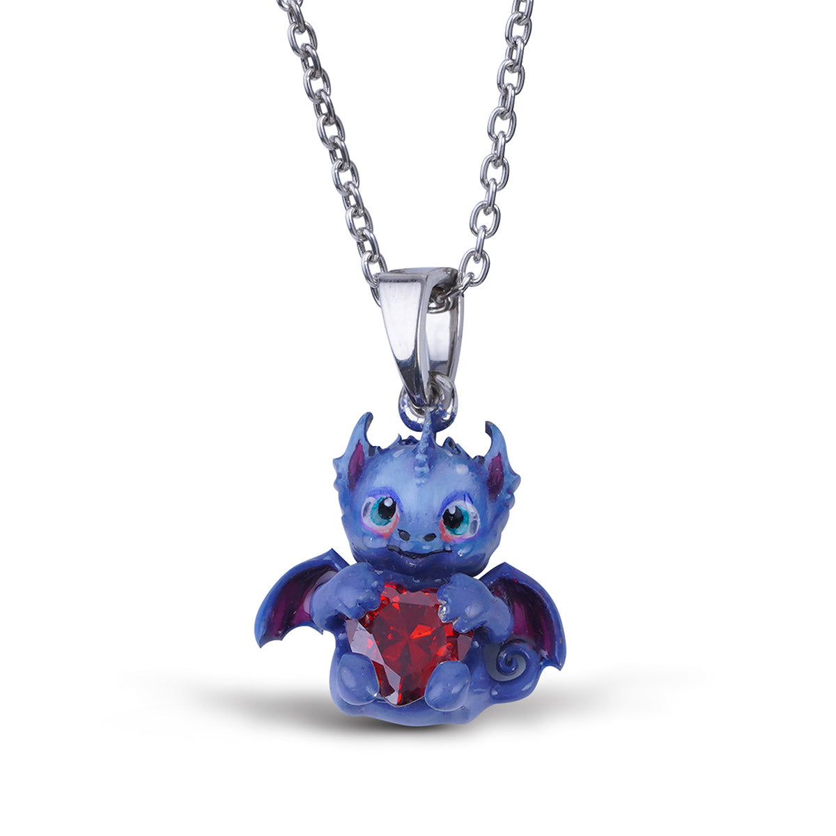Baby Dragon Pendant Necklace Fairytale Charm Girls Kids Jewelry