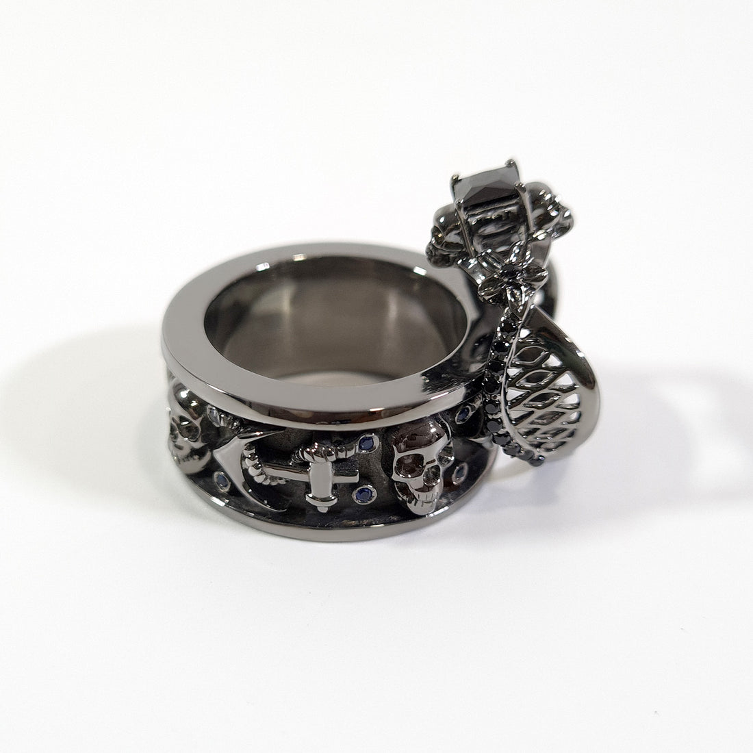 Skull Matching Wedding Rings