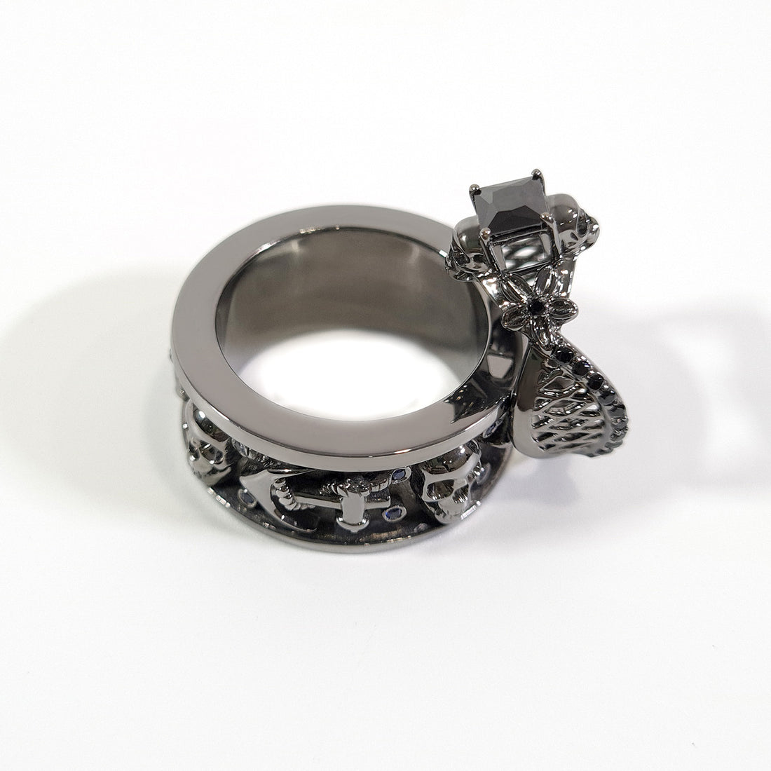 Skull Matching Wedding Rings