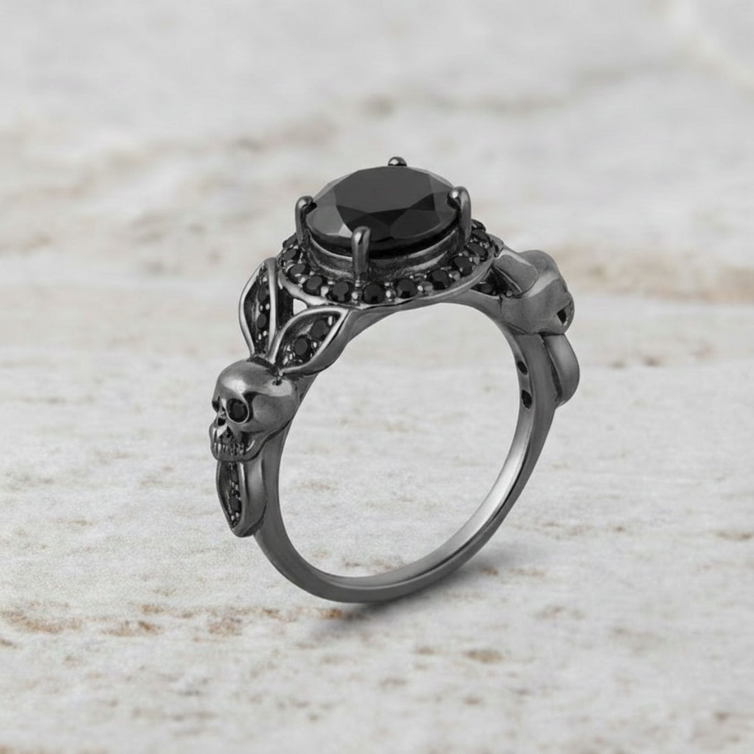 SKULL GOTHIC PROMISE RING