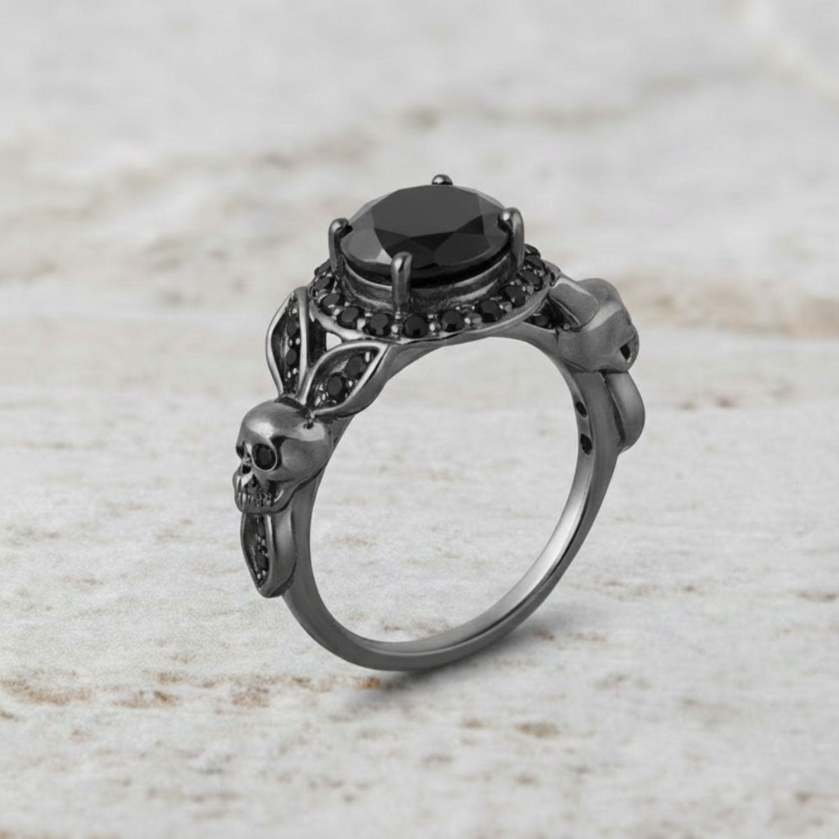 SKULL GOTHIC PROMISE RING