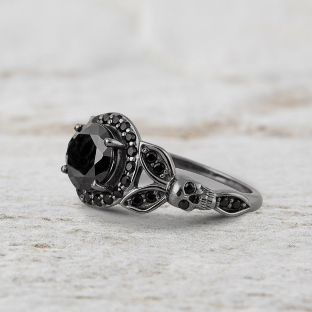 SKULL GOTHIC PROMISE RING