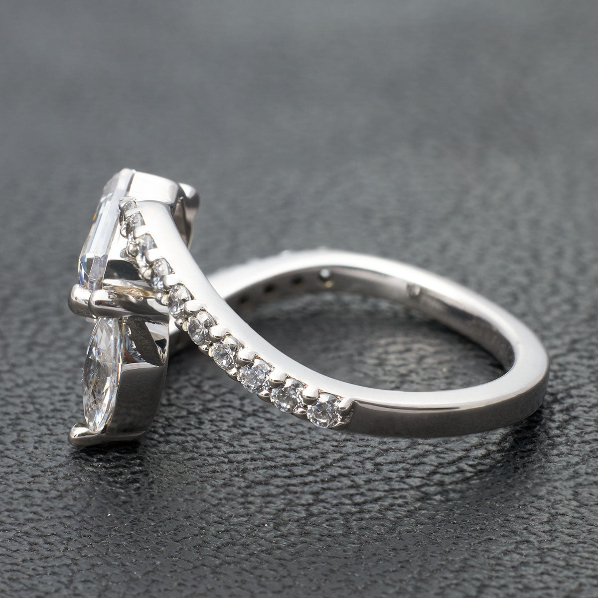1.60TCW Diamond Toi Et Moi Ring