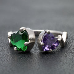 2 Stone Heart Toi Et Moi Ring Gold Engagement Rings For Women
