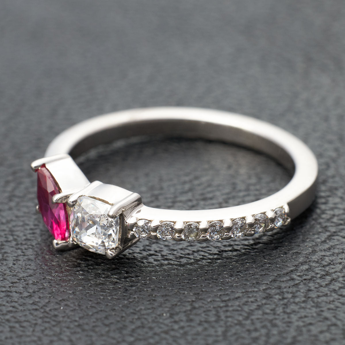 Toi Et Moi Engagement Ring