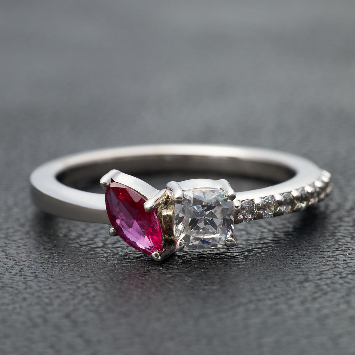 Toi Et Moi Engagement Ring