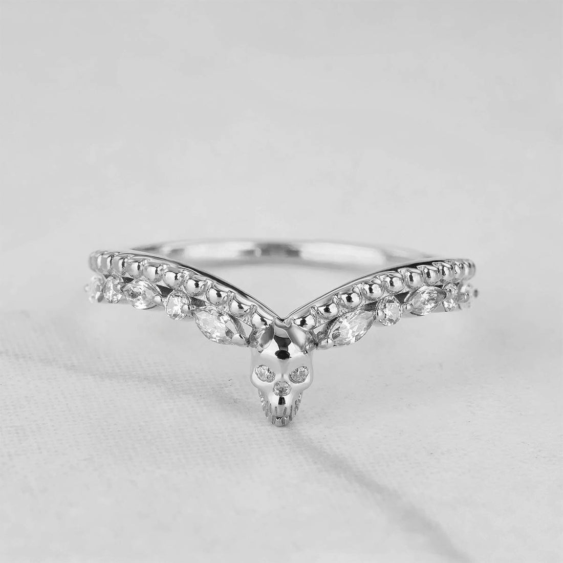 Curved Skull Enhancer Ring